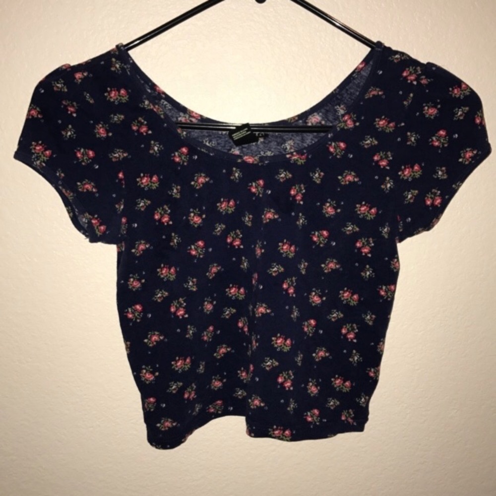 Floral crop top